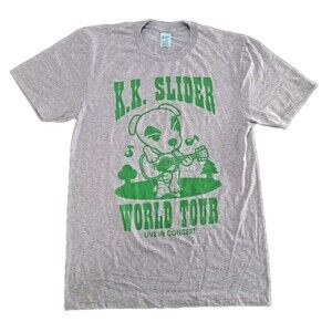 Animal Crossing Graphic T-Shirt K.K. Slider World Tour Live Concert Adult Medium